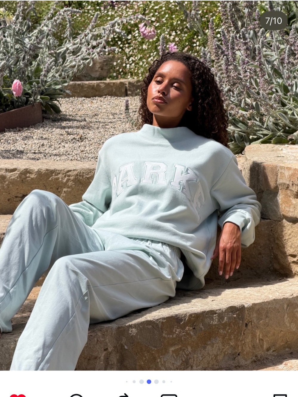 Parke heritage mockneck bridal collection (pale blue) XXL